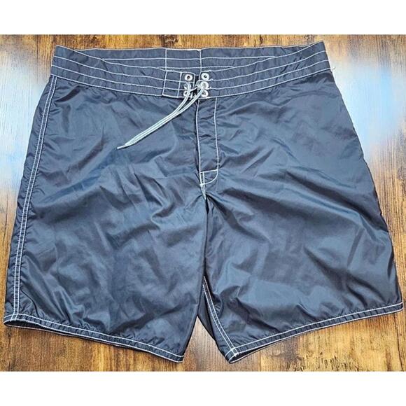 Birdwell Beach Britches California Republic Navy Black Board Shorts Mens40-41